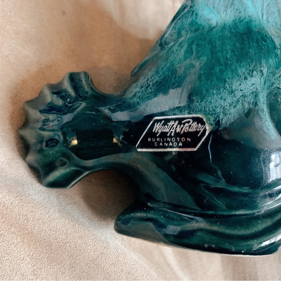 Vintage Wyatt Pottery fish planter/vase - Picture 6 of 6